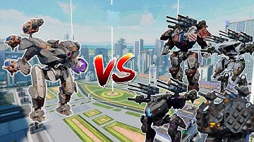 WR🔥 Maular VS All Titan Weapon Comparison |WAR ROBOTS|