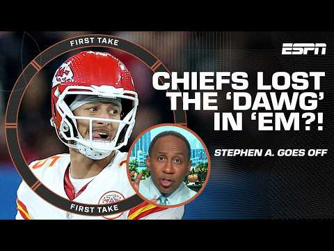 Stephen A. ACCUSES the Chiefs of being 'PUNCH DRUNK' heading into the season 👀 | First Take