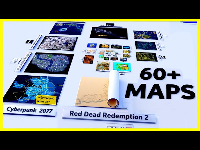 🕹️ VIDEO GAME MAP Size Comparison (REAL SCALE) 🎮 