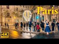 Paris , France 🇫🇷 - Christmas in Paris | Paris Walking Tour 2022 - 4K | Paris 4K | A Walk In Paris
