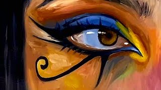 How to paint an Egyptian Eye in oils