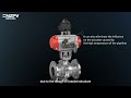 ZPR750 Series Pneumatic O Notched Shut Off Ball Valve