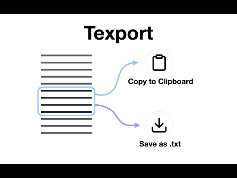 Texport video preview 2