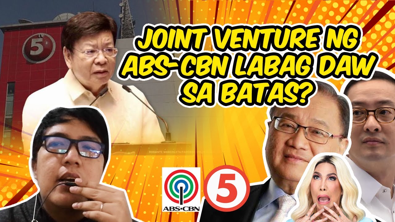 Joint Venture ng ABSCBN at TV5 labag daw sa batas ayun kay Cong. Marcoleta!? YouTube