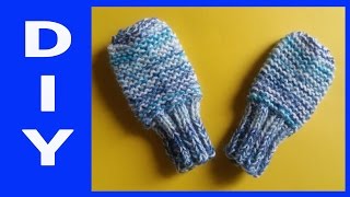 Baby - Handschuhe stricken • DIY * Julebuergerfee - YouTube