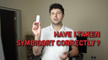 How to know Symbicort was inhaled correctly?