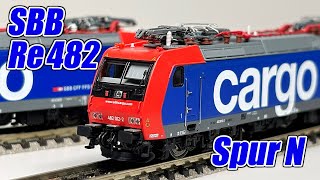 PIKO 40582/40583 SBB E-Lok Re 482 TRAXX DCC-Sound Spur N