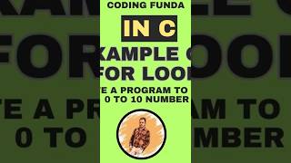 Example of "For Loop"|| #c_programming_for_beginners #coding #shorts