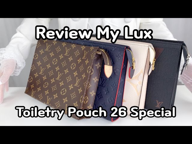 LOUIS VUITTON TOILETRY POUCH 26 • Transformed & Upgraded • Update Review (6  months) 丨 Roma D.C. 