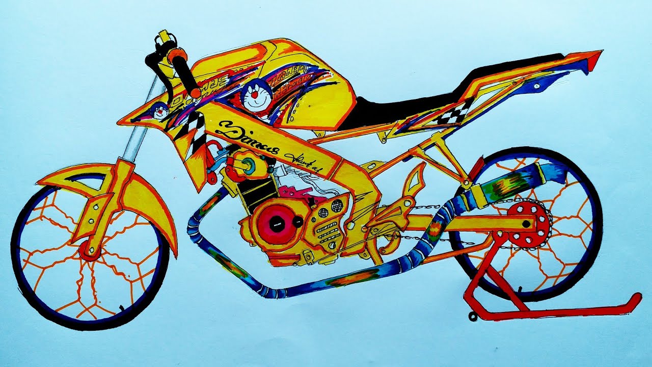 Sketsa Motor Herex