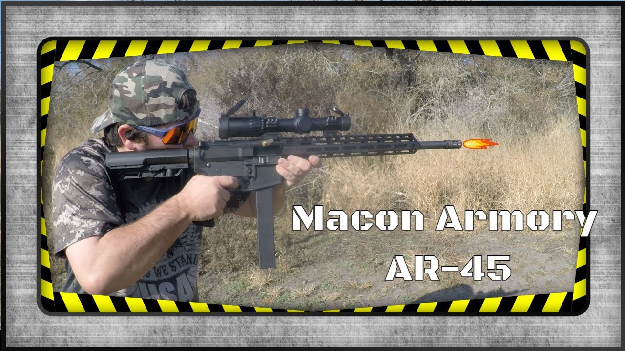 The Macon Armory AR-45! A PCC Kit in 45 ACP that Drops into any AR-15!