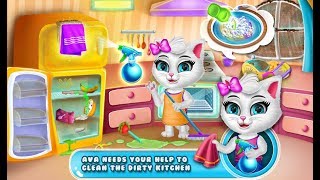 Ava's Kitty Pet Daycare Game Part1 by GameiCreate - Kitchen Part screenshot 2