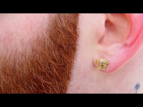 Franky Styles' Versace Medusa Head Stud 