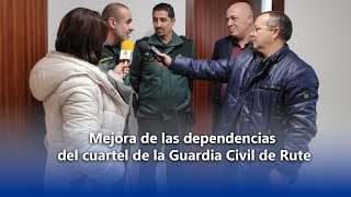 Mejora de las dependencias del cuartel de la Guardia Civil de Rute