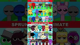 Sprunki Oc Ultimate Vs Sprunki Deluxe Oc Mix Version