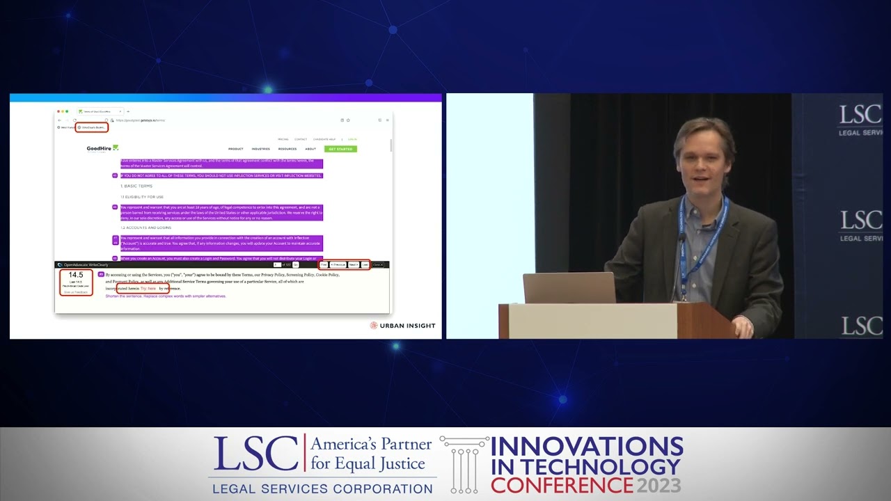 Innovations in Technology Conference 2023 - Tech Talks - WriteClearly and ReadClearly