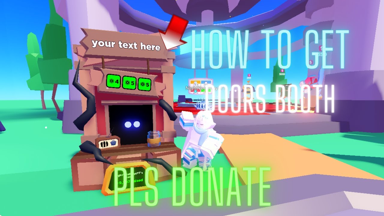 HOW TO GET THE DOORS BOOTH IN PLS DONATE ROBLOX 