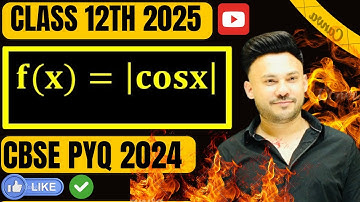 2 MARKS Question #CBSEPYQ2024  #CBSE2025 #cbsepyq2024 #continuity_and_differentiability  class12