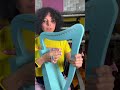 Giorgia Angiuli play the techno harp #shorts