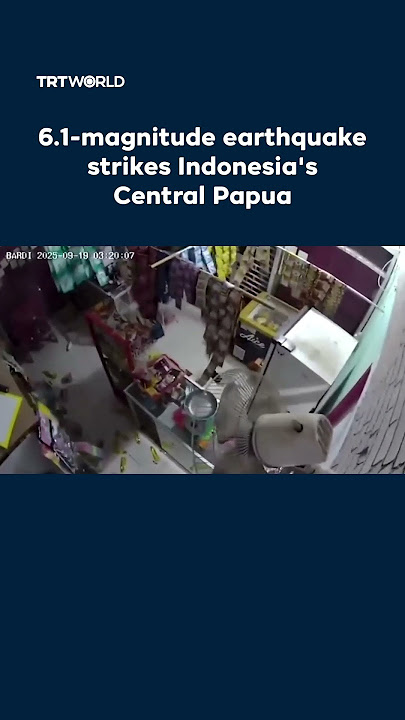 6.1-magnitude earthquake strikes Indonesia's Central Papua