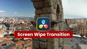 Davinci Resolve Screen Wipe Transition with Magic Mask