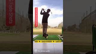 How to hit draw/ fade shots in golf #golfdrills #golfswing #golfshorts #shorts