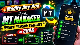 Modify Any App Using Mt Manager Unlock Premium Features In 2026