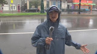 Hurricane Ida rips through New Orleans' French Quarter leaving debris
