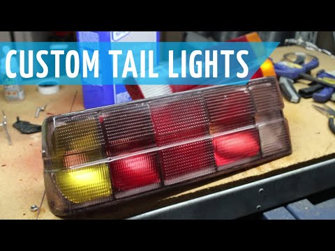 Rocket Bunny Turbo BMW E30 Build Part 21: STARTEC Custom Tail Lights -