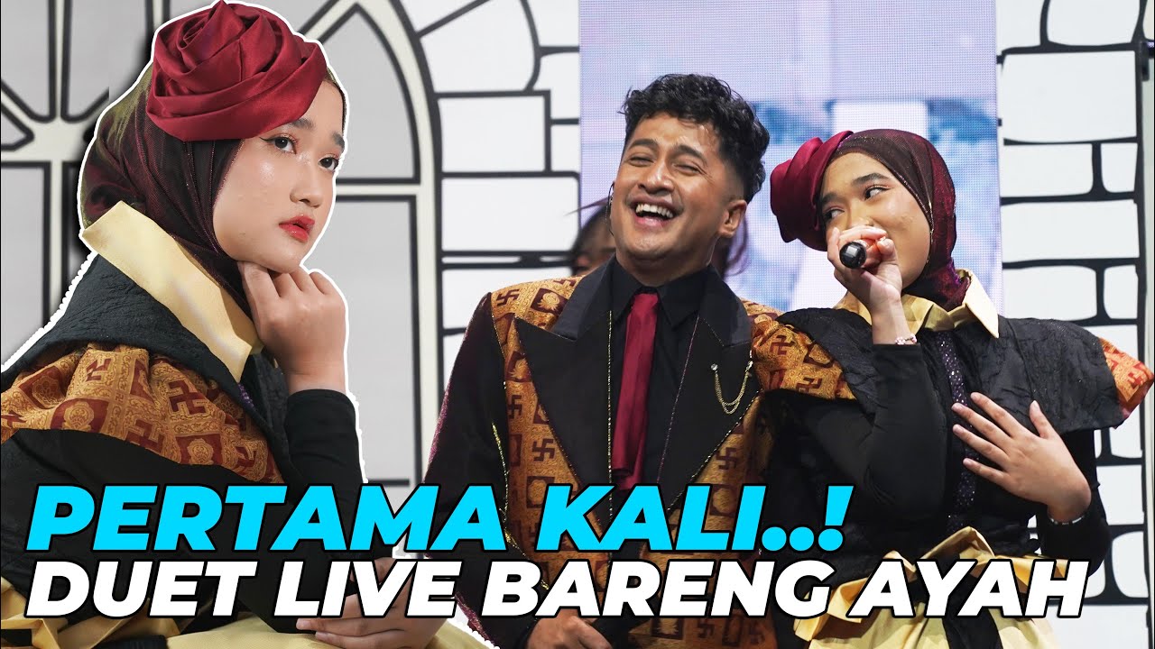PERTAMA KALI DUET LIVE BARENG AYAH DI ULANG TAHUN TV..!!