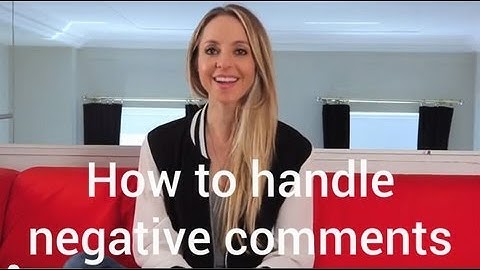 How to Handle Negative Comments Online