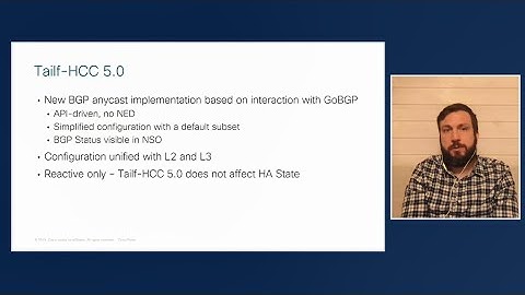 NSO Developer Days Dec 2020: High Availability in NSO