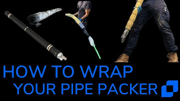 How to wrap your pipe packer #plumbing #pipelining #drainagepipe #cipp #drain #plumber #resin