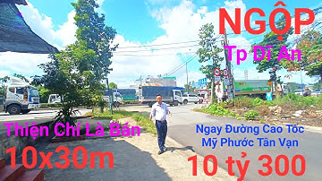 Ngộp Lô Góc 292m2 ngang 10 KDC Đông An Gần Cổng KCN Tân Đông Hiệp B Đất 3 MT giáp đường MP Tân Vạn