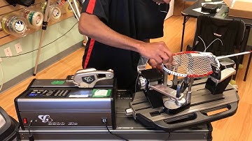 Time Lapse: How to String a Black Knight Badminton Racquet