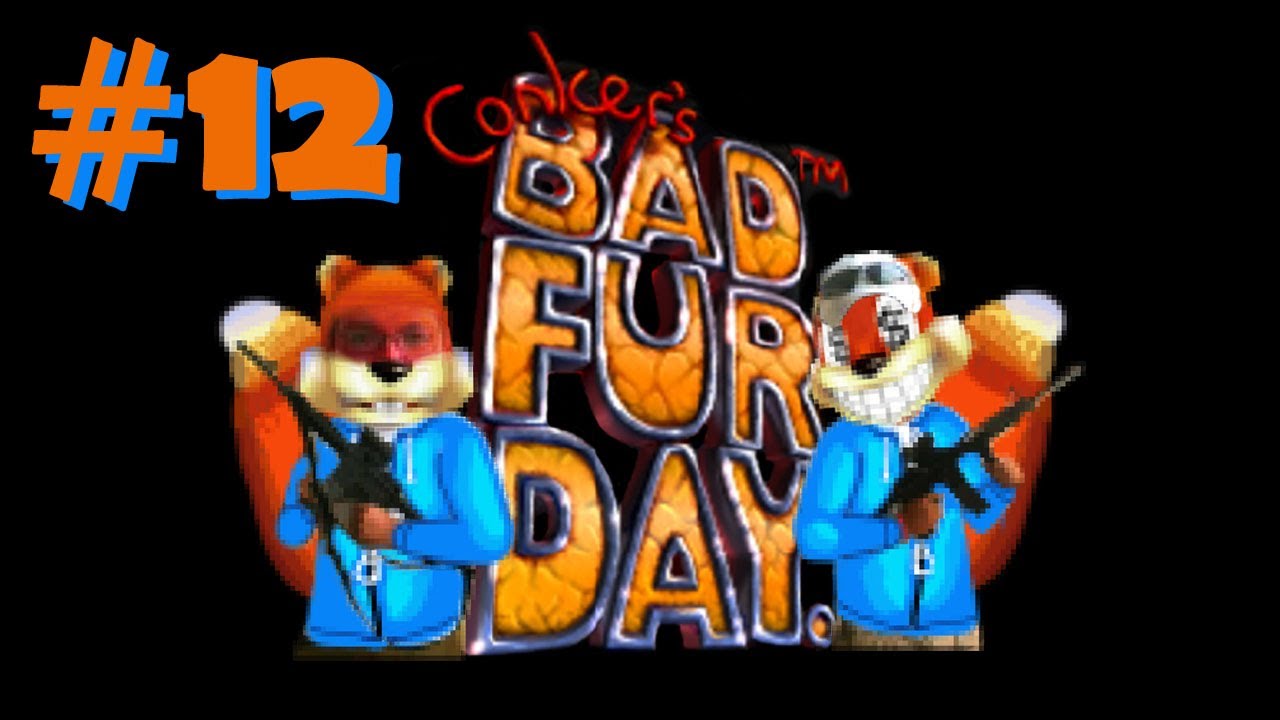 bad day boobs s Conker fur