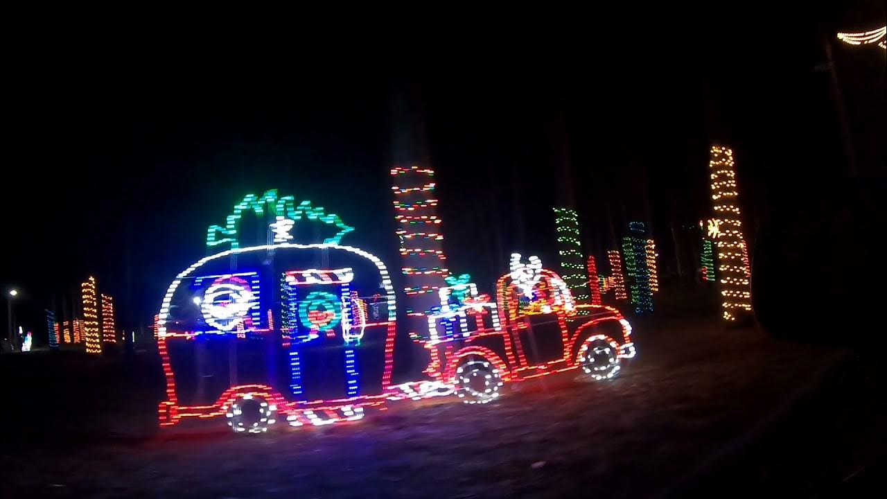 Fullwood Park, Tifton, GA. Christmas Lights Drive Through. December