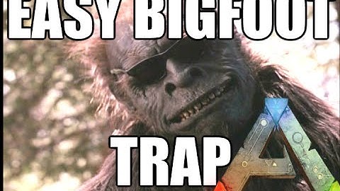 ARK: Survival Evolved - How to Easily Tame a Gigantopithecus (Bigfoot Trap!)