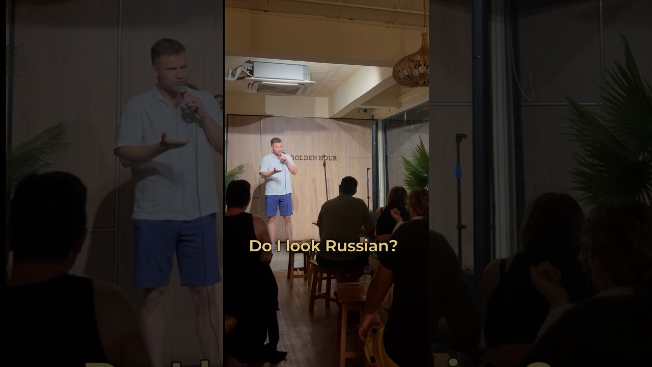 RUSSIAN COMEDIAN LOOKS TOO NORMAL 