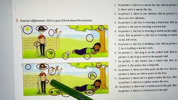 Find ten differences - Unit 8: In the playground - get ready for starters