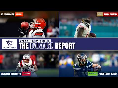 The Damage Report - Week 5 injury Wrap-up