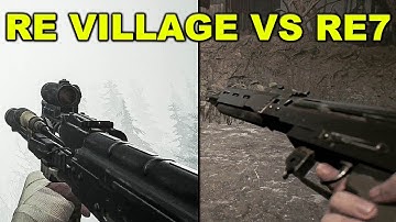 Ethan All Weapon Reload Animations - Resident Evil Village Vs 7 Comparison
