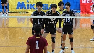 Waseda vs FukuyamaHeisei 3rd set in Japan Inter College 2018 final