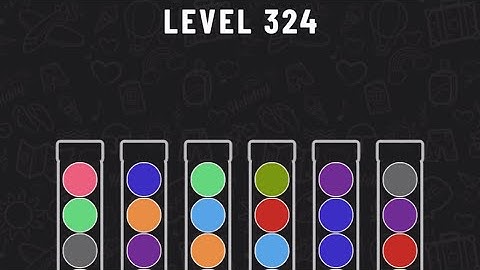 Ball Sort Puzzle Level 324 #ballsortpuzzle #ballsortpuzzlegameplay #puzzlegame #mobilegames