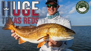Huge Texas Redfish on the Fly | Bay Flats Lodge