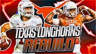 Texas Longhorns Official NCAA 8 inch x 30 inch Cooling Towel by Wincraft TEXAS LONGHORNS REBUILD -- Sam Ehlinger Breaks Colt McCoys Records | NCAA Football 14 Rebuild