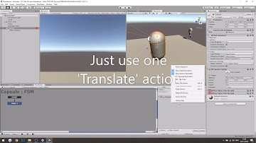Basic first person controller setup  - Unity Playmaker