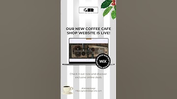 ☕ Build Your Coffee Shop Site in Minutes with Wix! 🚀