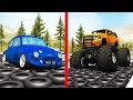 Beamng drive - Large vs Little Wheels #5