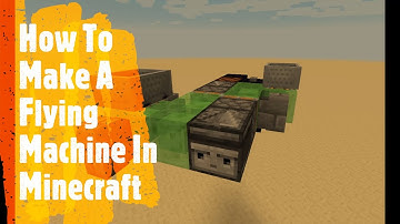 (1.16+)How To Make A Flying Machine In Minecraft